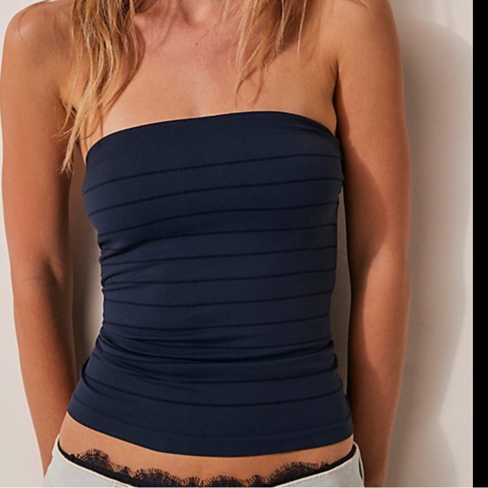 Free People striped tube top